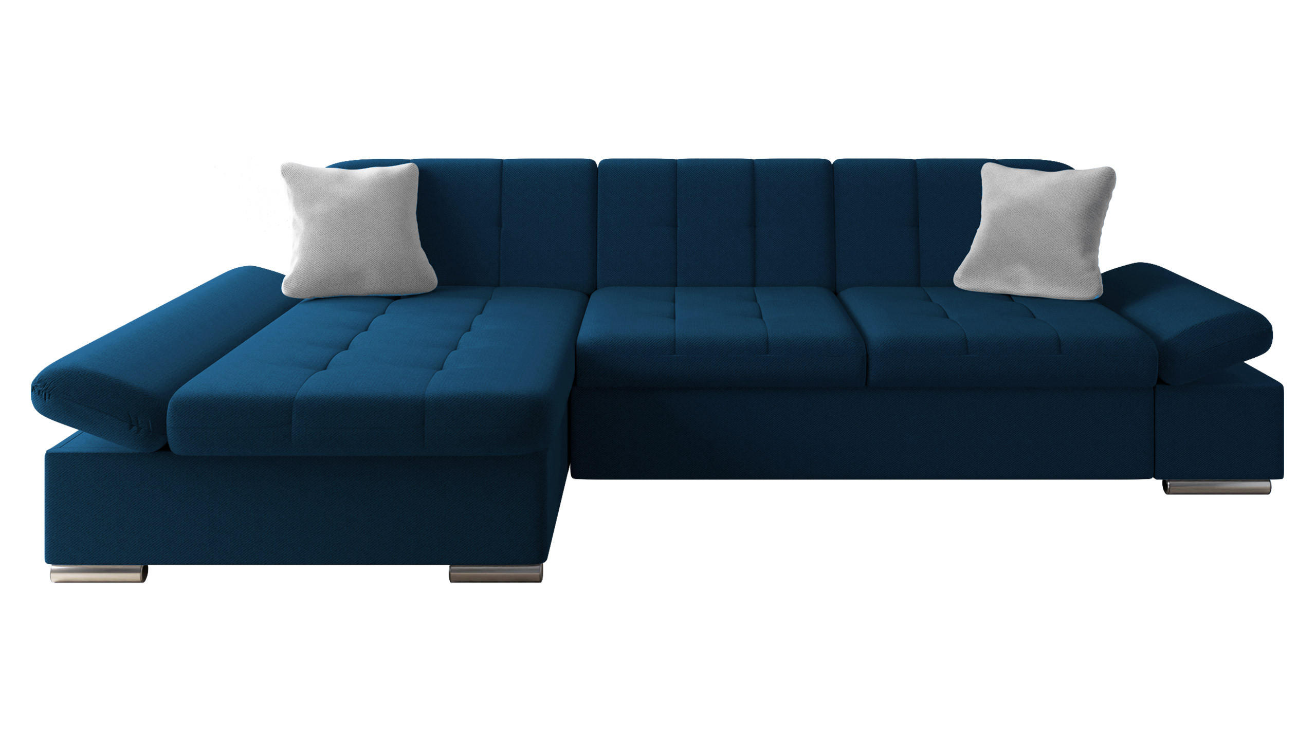 Mirjan24 Ecksofa Dunkelblau 278x161 cm