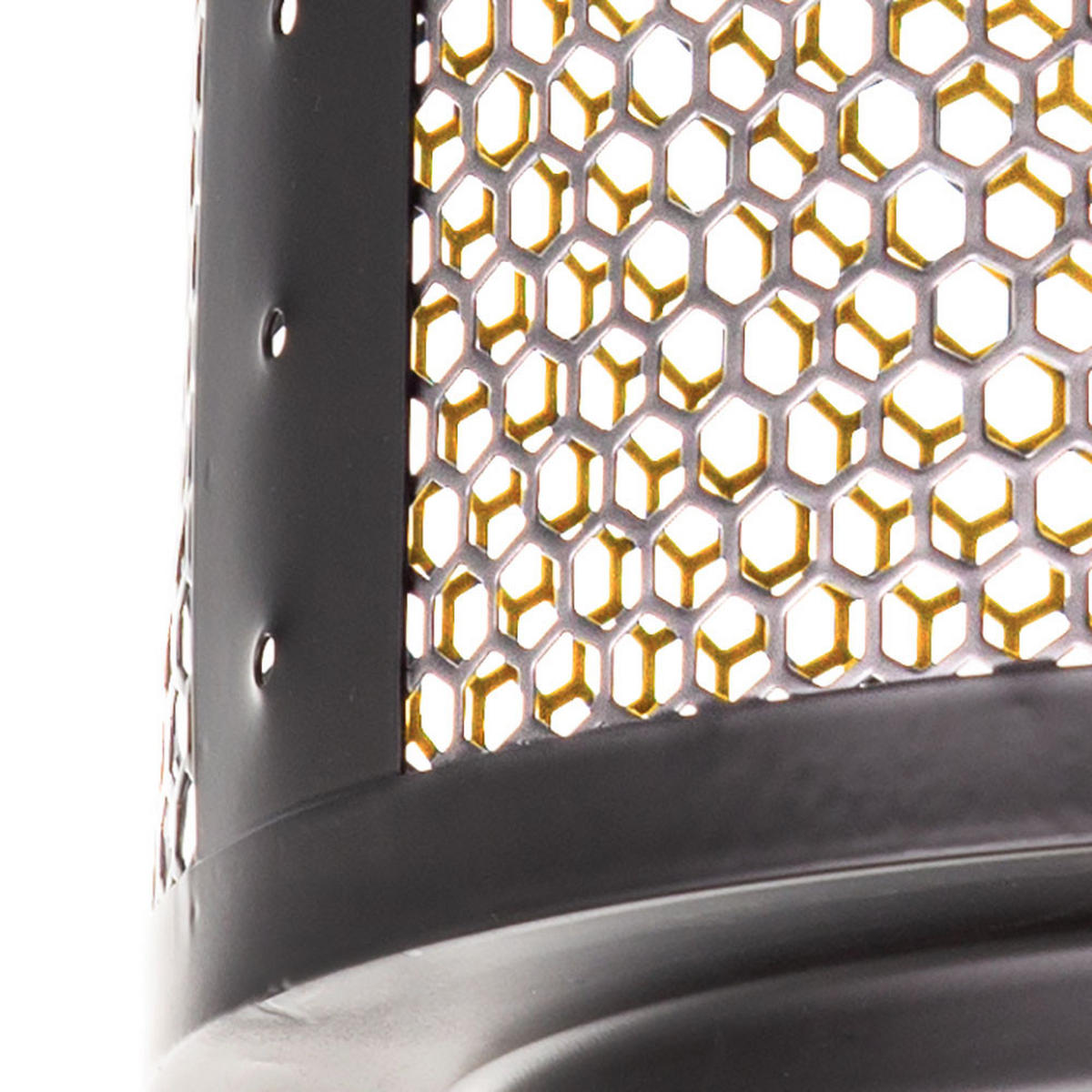 LED DECKENLEUCHTE VITO Metall Schwarz Gold - Schwarz, Metall (40/40/34cm) - Nowa