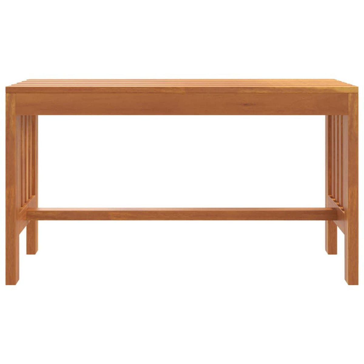 GARTENBANK 80 Cm Massivholz Eukalyptus - Braun, Holz (80/45/35cm) - vidaXL
