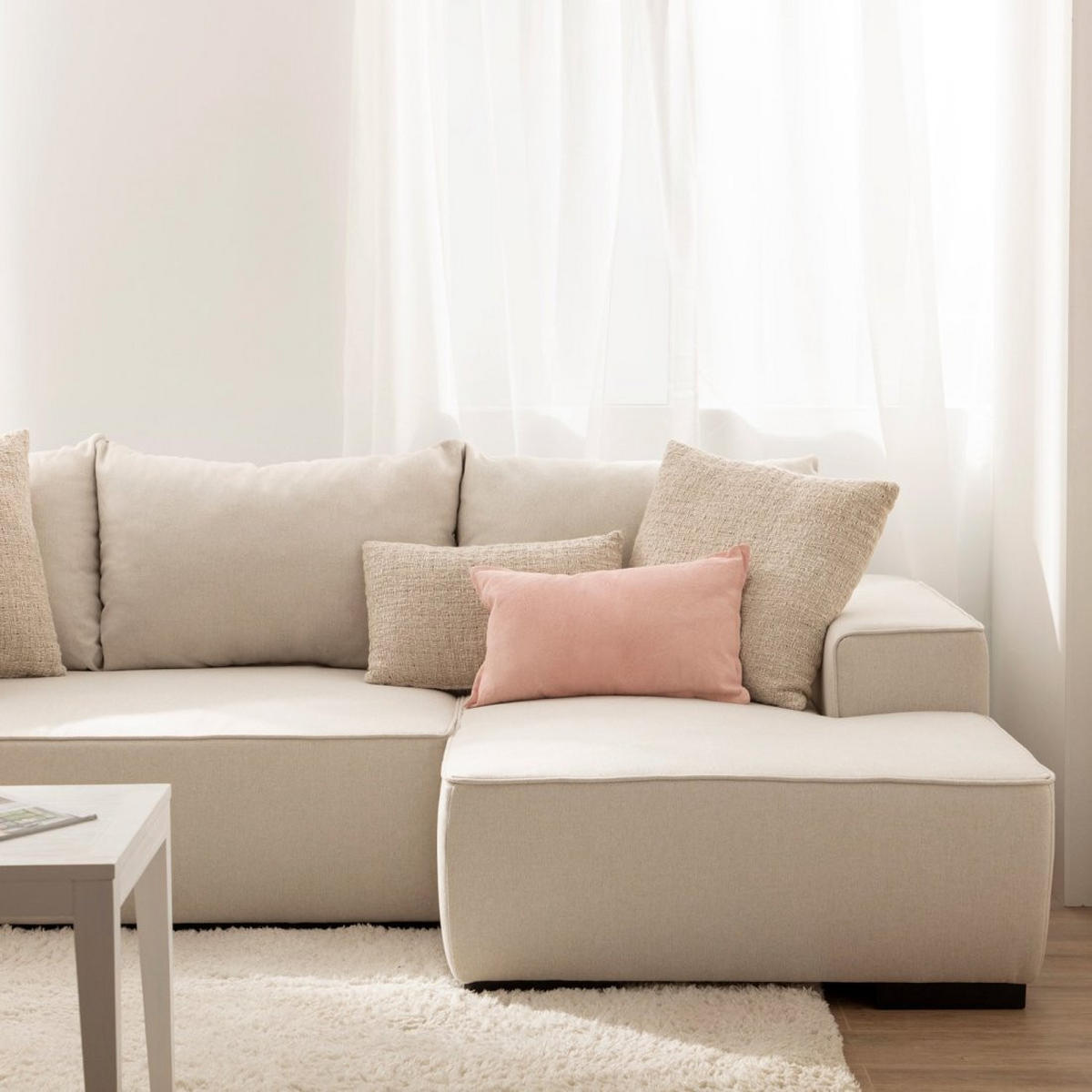 SCHLAFSOFA Alan Beige 250 cm x 80 cm - Beige, Textil (250/80/147cm) - Klast Home