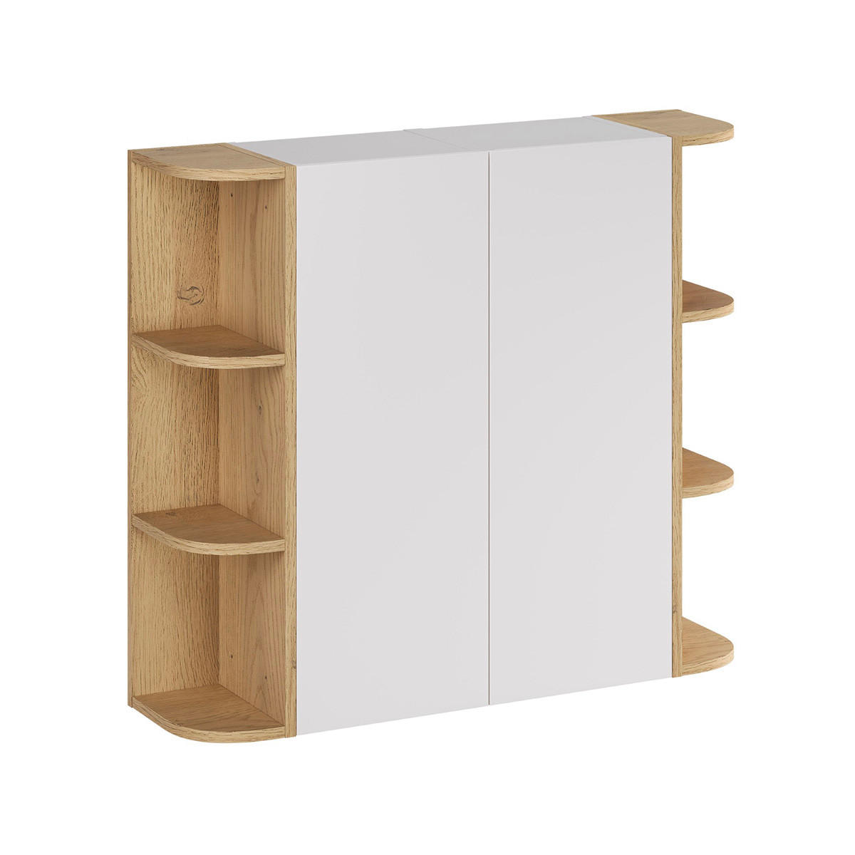 ZÁVĚSNÝ SLOUPEK Oria Bílá - bílá, kompozitní dřevo (45/160/26.6cm) - Petits-meubles