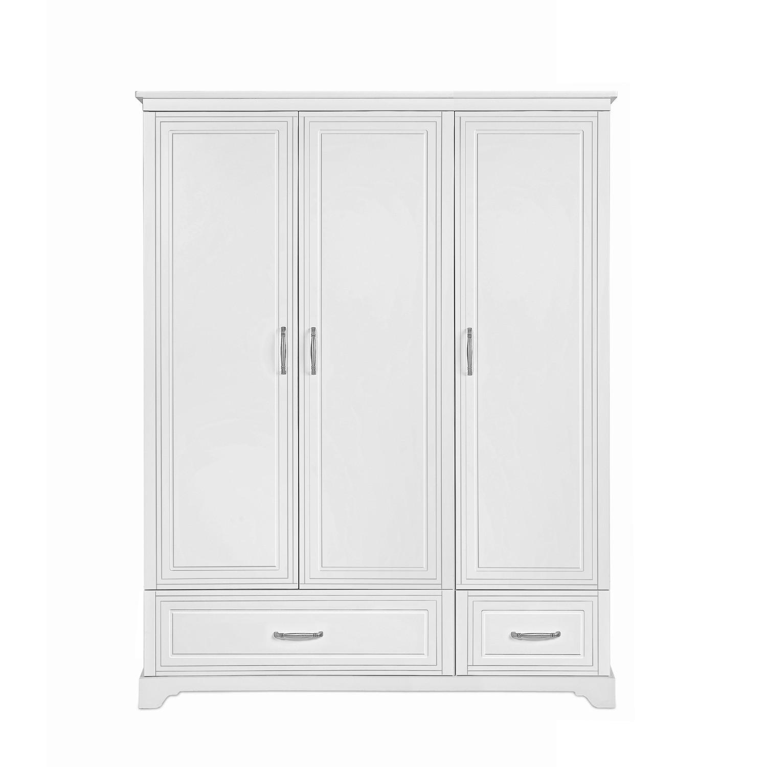 Lookway Kleiderschrank Weiß 145x180x53 cm