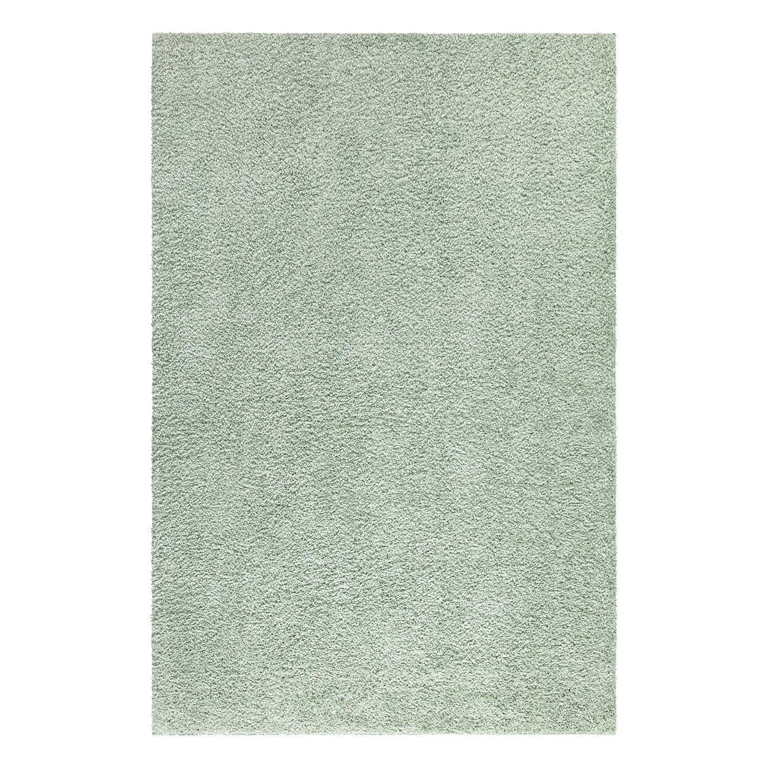 HOCHFLOR-TEPPICH City Shaggy 500 Grün 150x150 cm - Grün, Textil (150/150cm) - carpet city