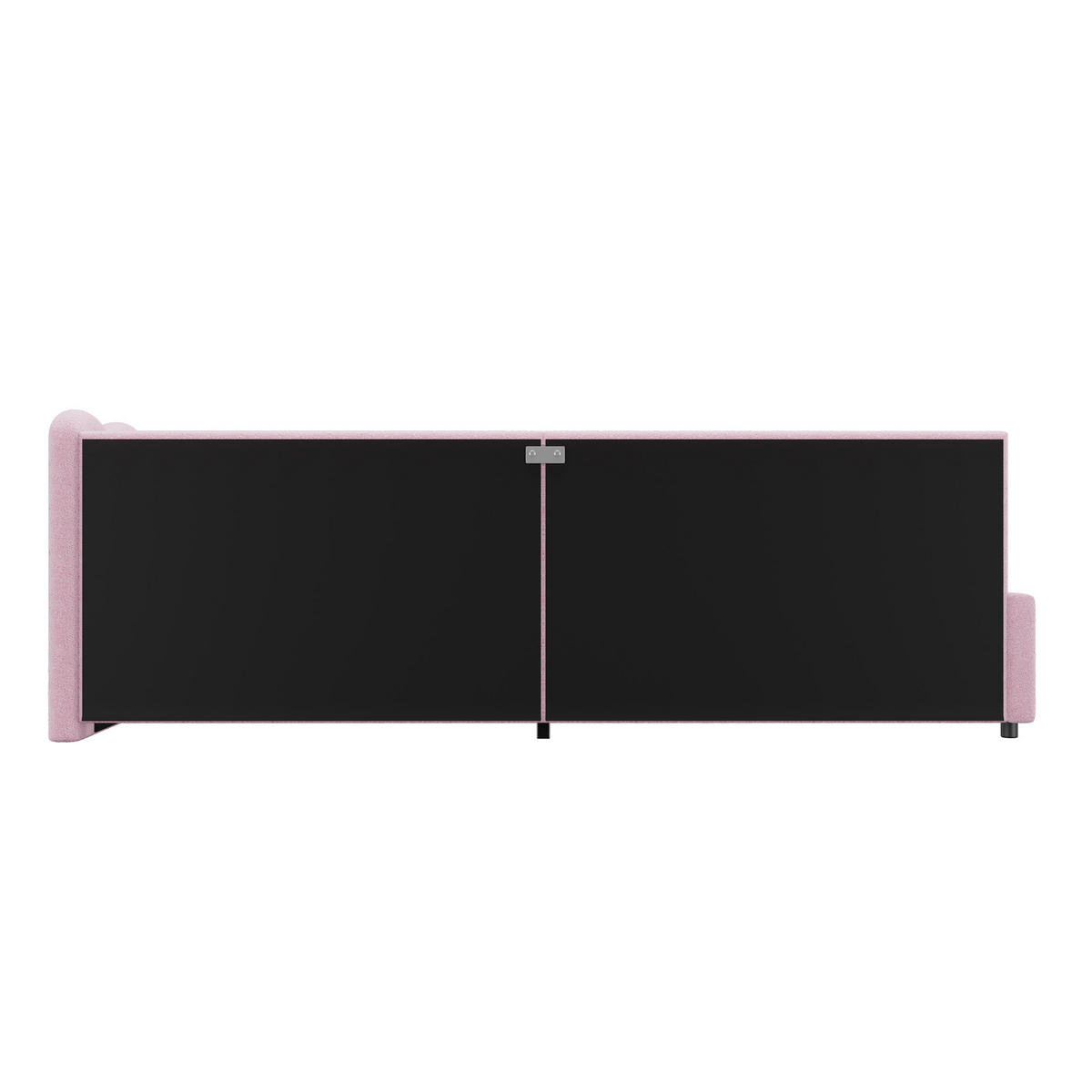 TAGESBETT 90/200 cm DE-04856, mit LED-Umgebungslicht in Rosa - Pink, Holzwerkstoff (90/200cm) - ComfortXL