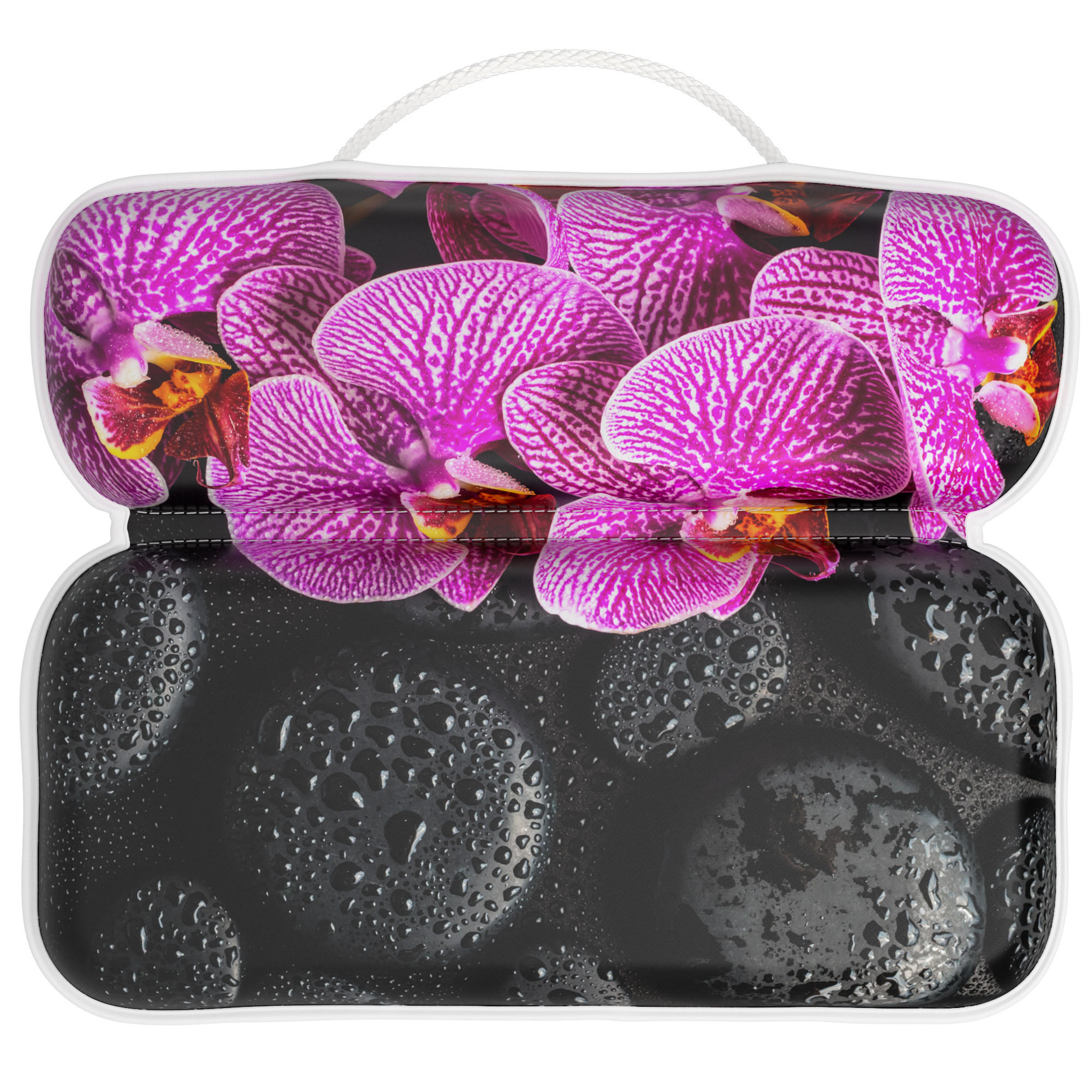 BADEWANNENKISSEN Madeira - Schwarz, Kunststoff (39/5.5cm) - Sanilo