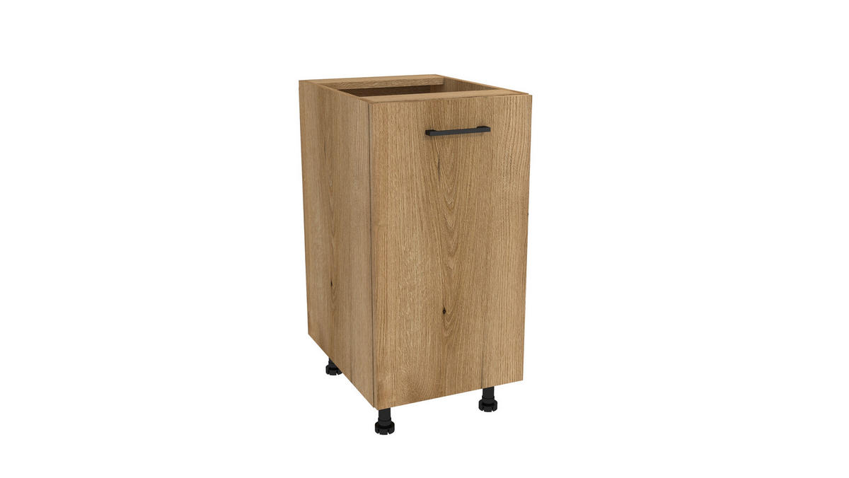 KÜCHENZEILE 200 cm mit Arbeitsplatte - SIMPLY Z7 - in Kaschmir Matt / Eiche - Kaschmir/Eichefarben, Holz/Holzwerkstoff (200/212/53cm)