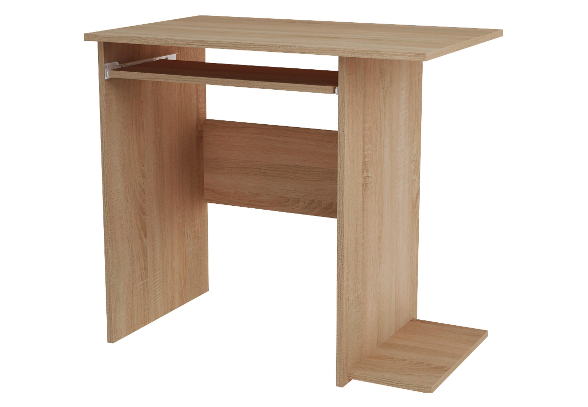 COMPUTERTISCH mit Regalen in Sonoma - Sonoma Eiche, Holz (80/50/74cm) - Home Collective