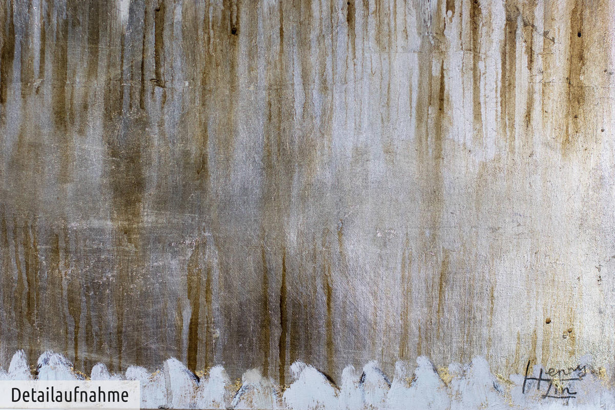 OLEJOMAĽBA 100/75 cm, Zvieratá - zlatá, drevo/textil (100/75cm) - KUNSTLOFT