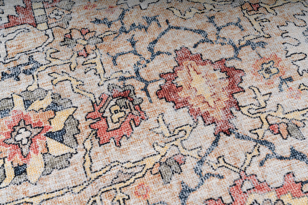 TEPPICH DUBAI multicolor vintage 120/180 cm - Multicolor, Textil (120/180cm) - Tapiso