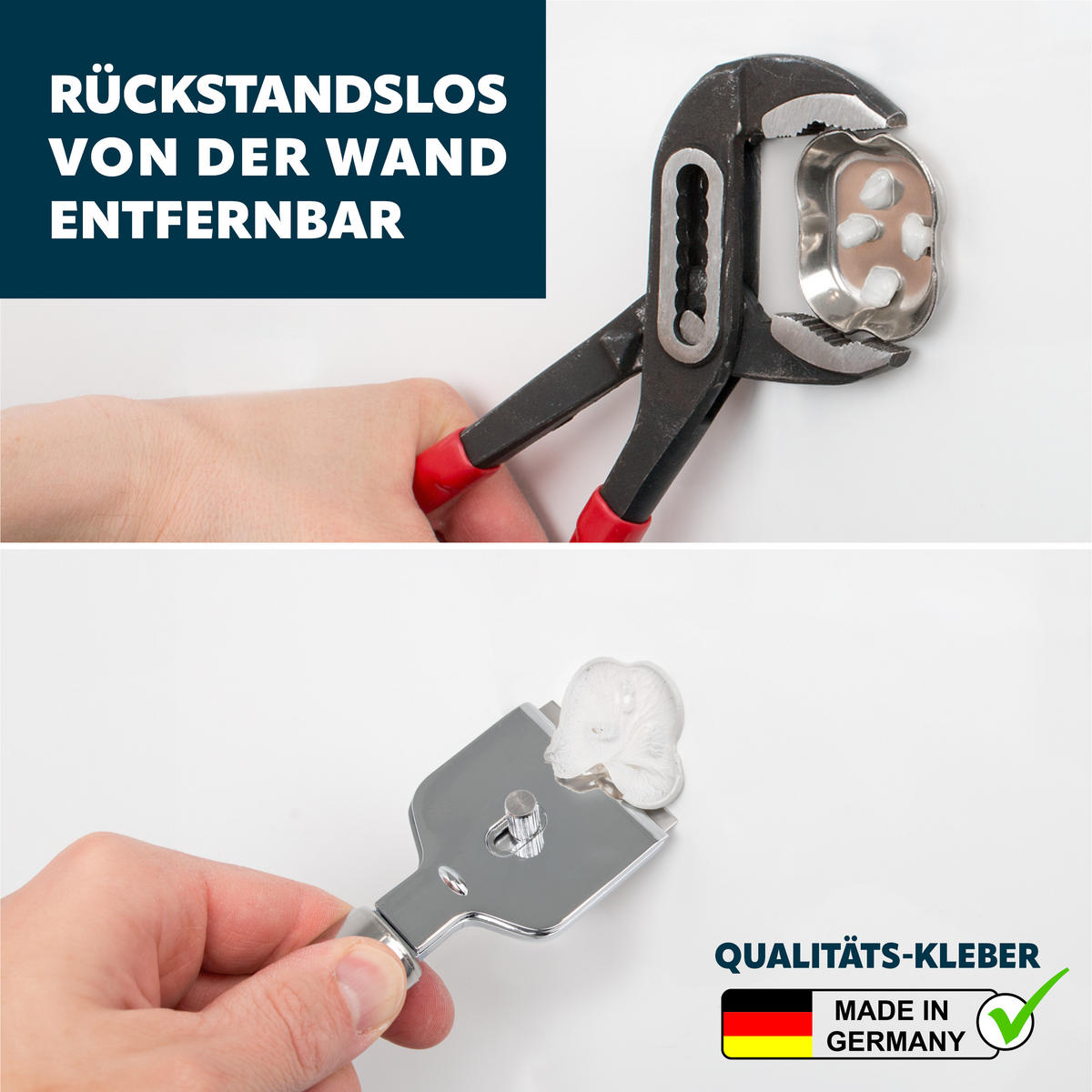 WANDABLAGE PIAZZA, Edelstahl und Bambus - Braun, Metall (46/6/13cm) - bremermann