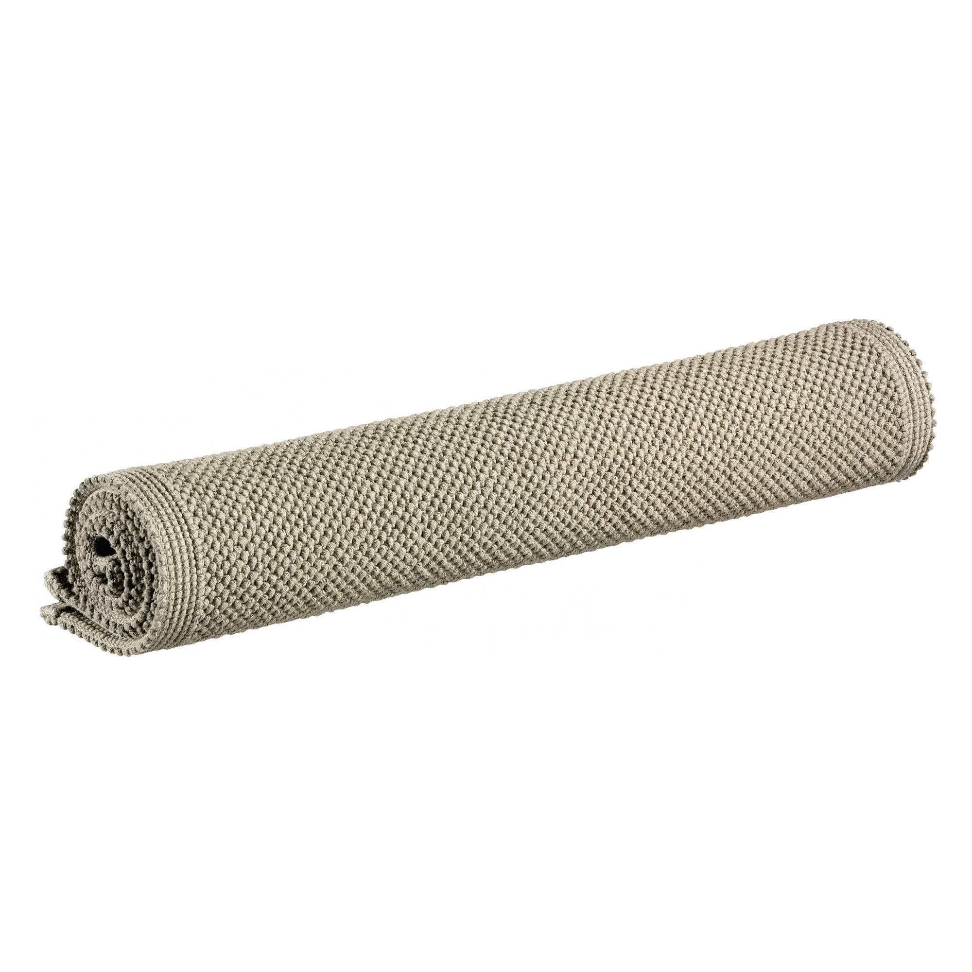 BADEMATTE Etia leinen 70 x 140 cm - Braun, Textil (70/140cm) - Vivaraise
