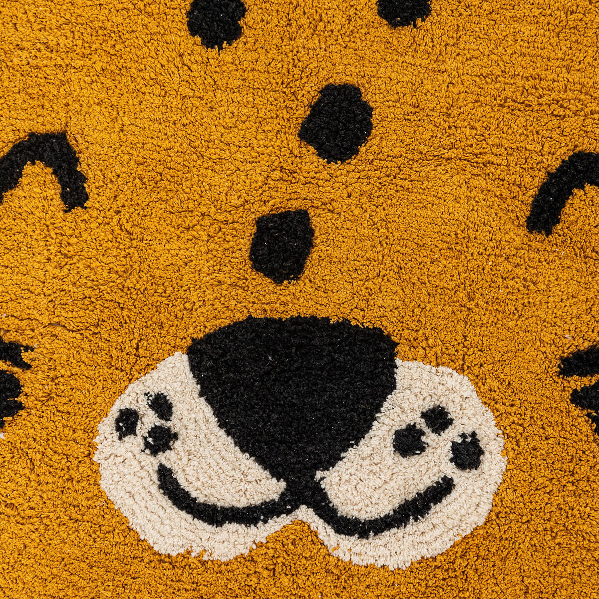 KINDERTEPPICH Leopard 90/90/1 cm - Braun, Naturmaterialien (90/90cm) - Atmosphera for kids