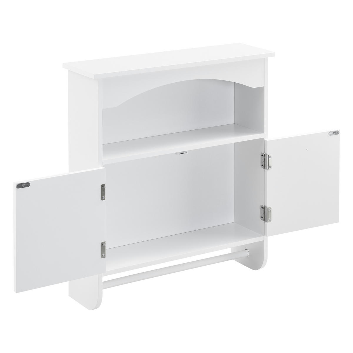 HÄNGESCHRANK Graz - Weiß, Holzwerkstoff (53/61.3/15.5cm) - [en.casa]
