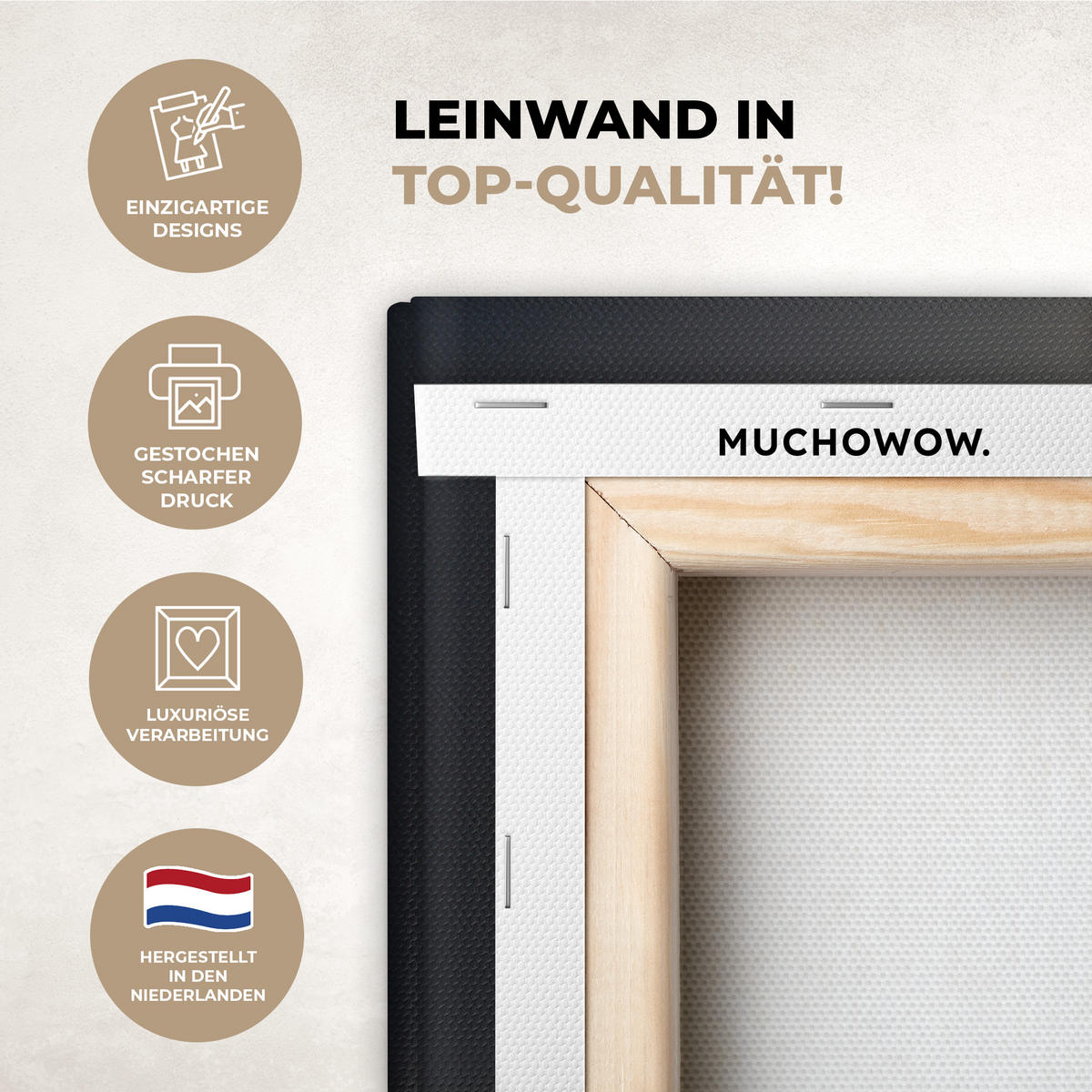 LEINWANDBILD Baum - Blau - Blätter - Pinselstriche Deko XXL 80x120 cm - Blau, Textil (80/120cm) - MuchoWow