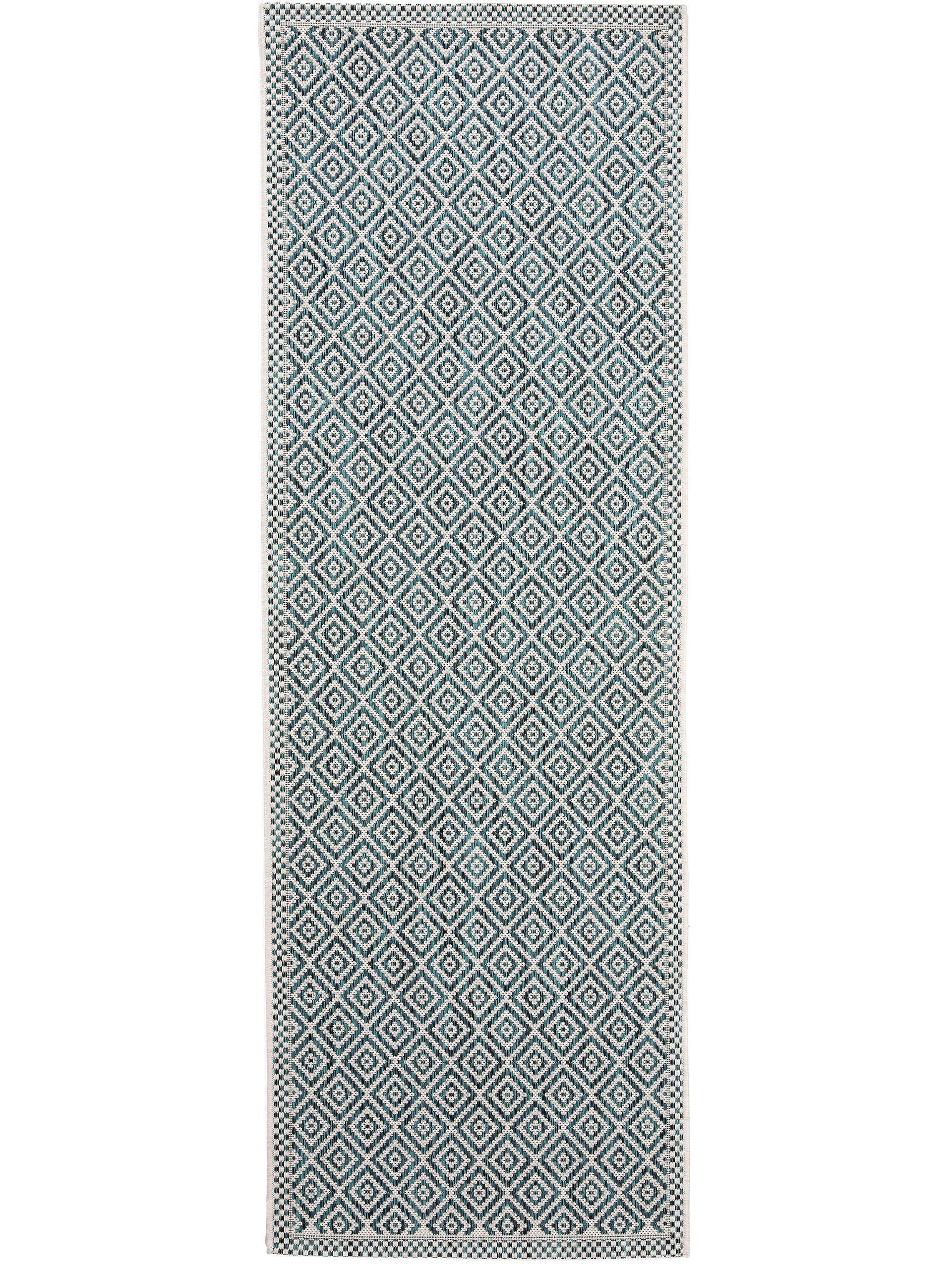 OUTDOORLÄUFER Cleo Blau 80x240 cm - Blau, Textil (80/240cm) - benuta Nest
