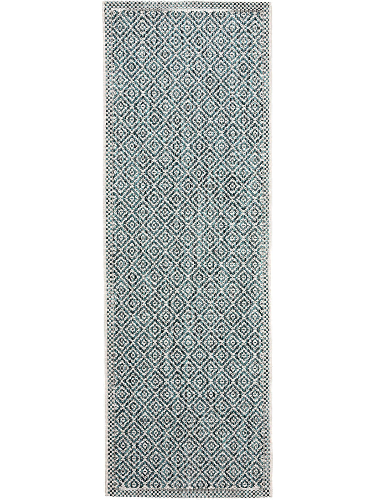 OUTDOORLÄUFER Cleo Blau 80x240 cm - Blau, Textil (80/240cm) - benuta Nest