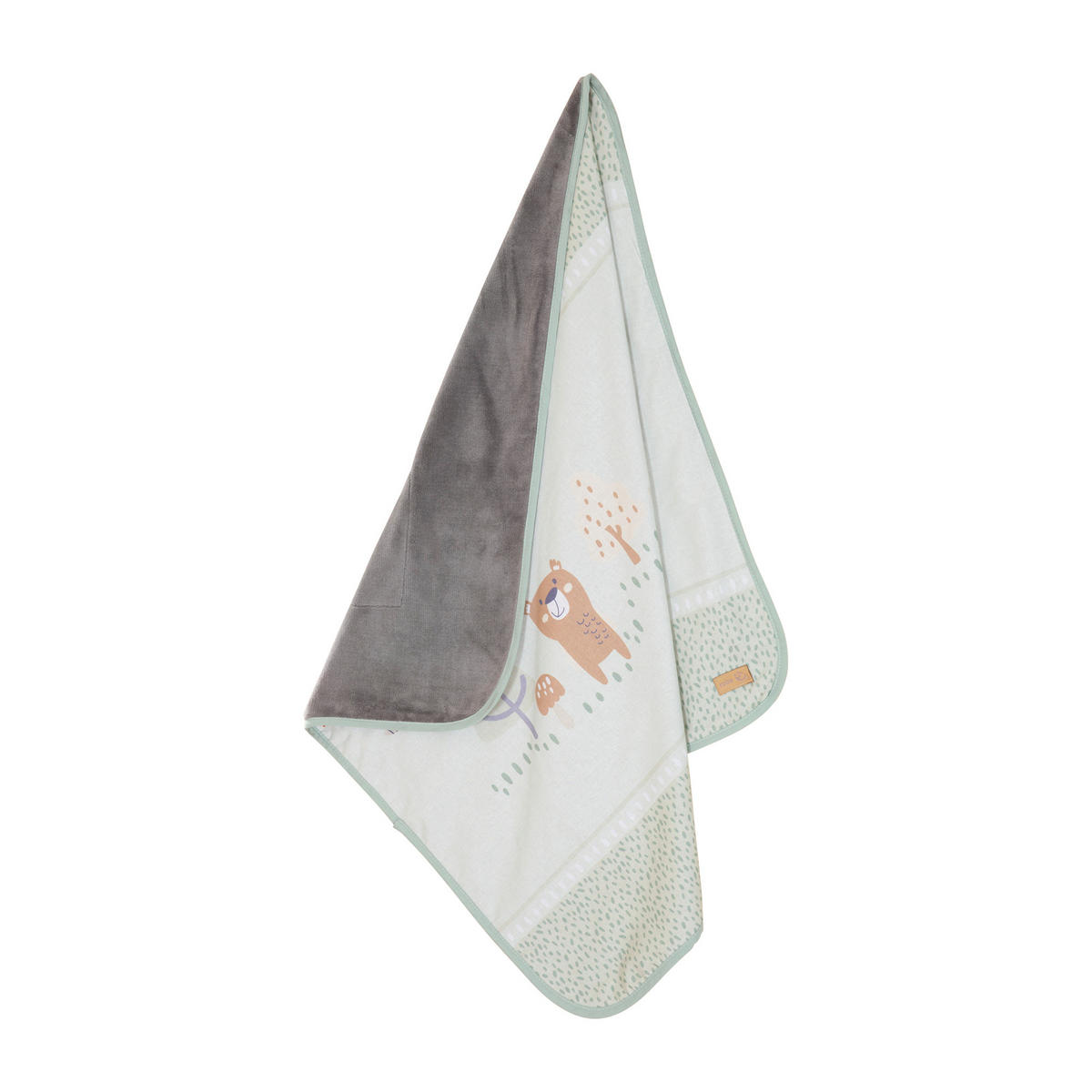 BABYDECKE 80 x 80 cm Woodland Buddies - Grün, Textil (80/80cm) - Roba