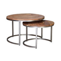 COUCHTISCH aus Mangoholz - Braun, Holz (70/70/46cm) - Giner y Colomer