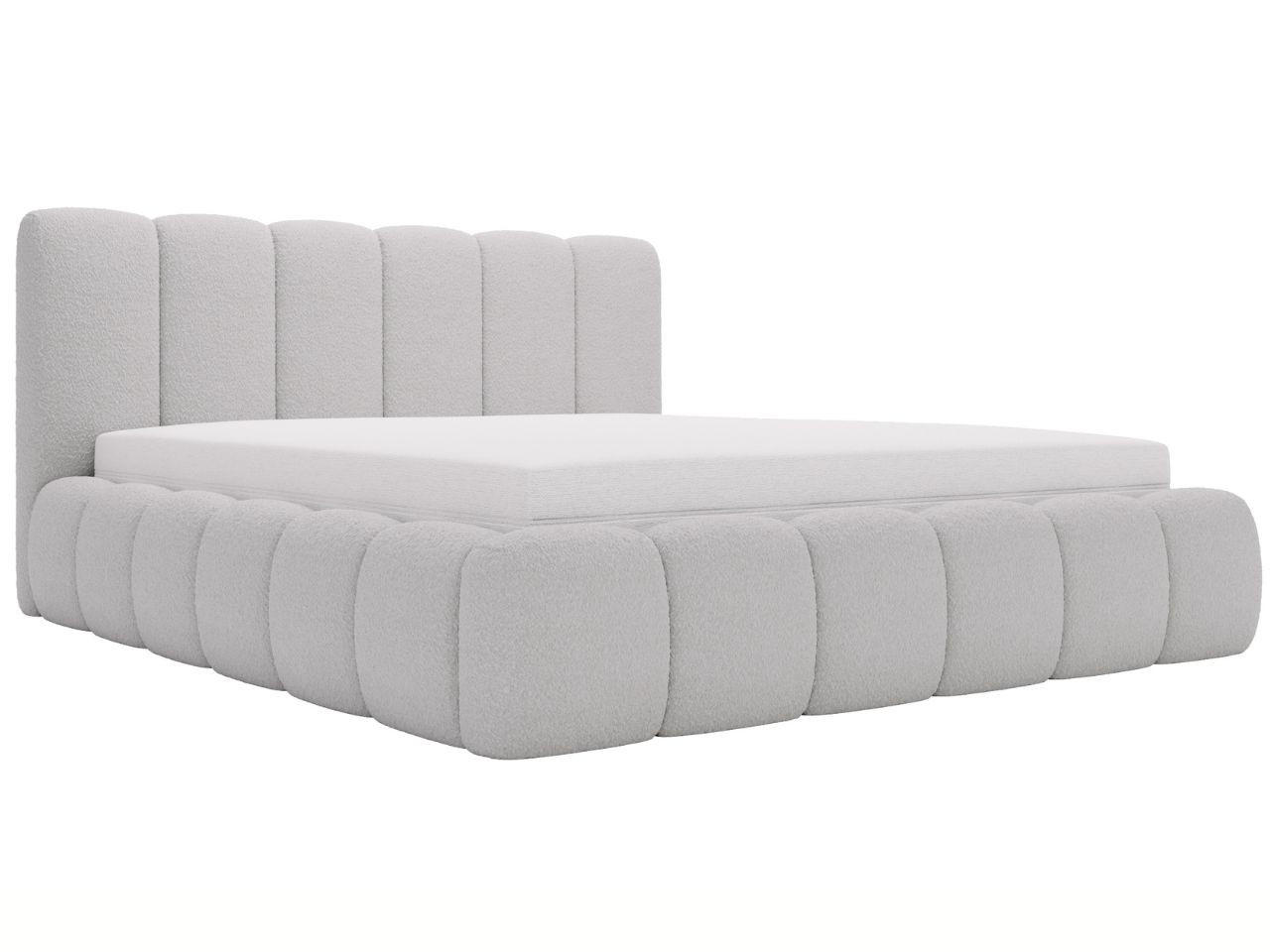 POLSTERBETT Cloud 200x200 Bouclé-Stoff Hellgrau - Hellgrau, Textil (200/200cm) - Graingold