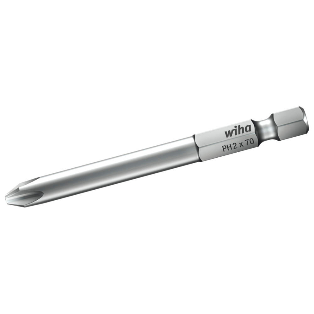 STANDARD-BIT, Phillips, Form E6,3, PH1, 50 mm - Multicolor, Kunststoff (55/5/5cm) - Wiha