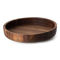 SERVIERSCHALE Walnussholz, Ø 25 x 4.8 cm, 4234 - Braun, Holz (5/26/26cm) - Continenta
