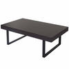 COUCHTISCH rechteck Wenge Dekor - Wengefarben, Holz (60/110/40cm) - MCW