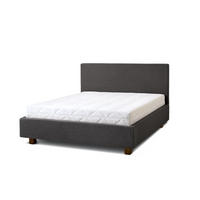 POLSTERBETT Puro 180x200 in Siena Dark Gray - Dunkelgrau, Holz (180/200cm) - Letti Moderni