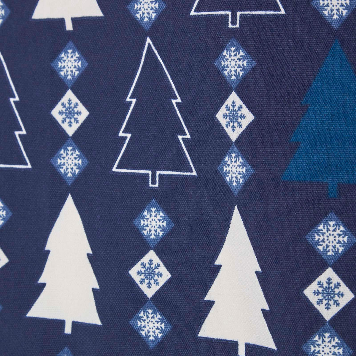 WEIHNACHTSSCHÜRZE Winterland, 100% Baumwolle - Blau, Textil (80/85cm) - Homescapes