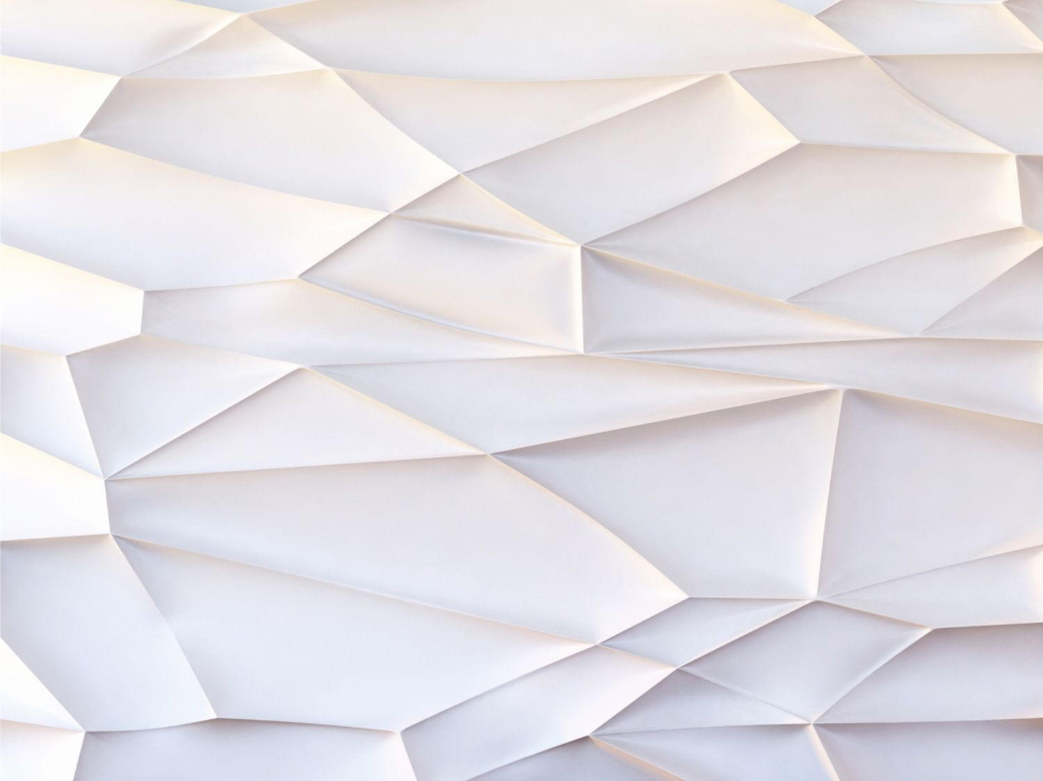 FOTOTAPETE 3D Muster 375 x 270 cm - Weiß, Papier (375/270cm) - Sanders & Sanders
