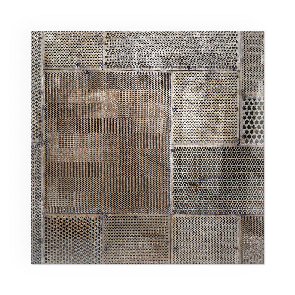 GLASPLATTE für Kamin 50x50 cm - Beige, Glas (50/50/0.4cm) - TULUP