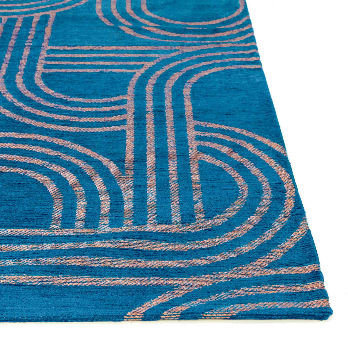 TEPPICH Night Fever Lola&Moi 80/150 cm - Blau, Kunststoff/Textil (80/150cm) - Lola&Moi