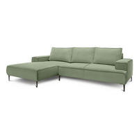 ECKSOFA May Salbeigrün 275 × 44 × 173 cm - Salbeigrün, Textil (275/44/173cm) - Pillovely