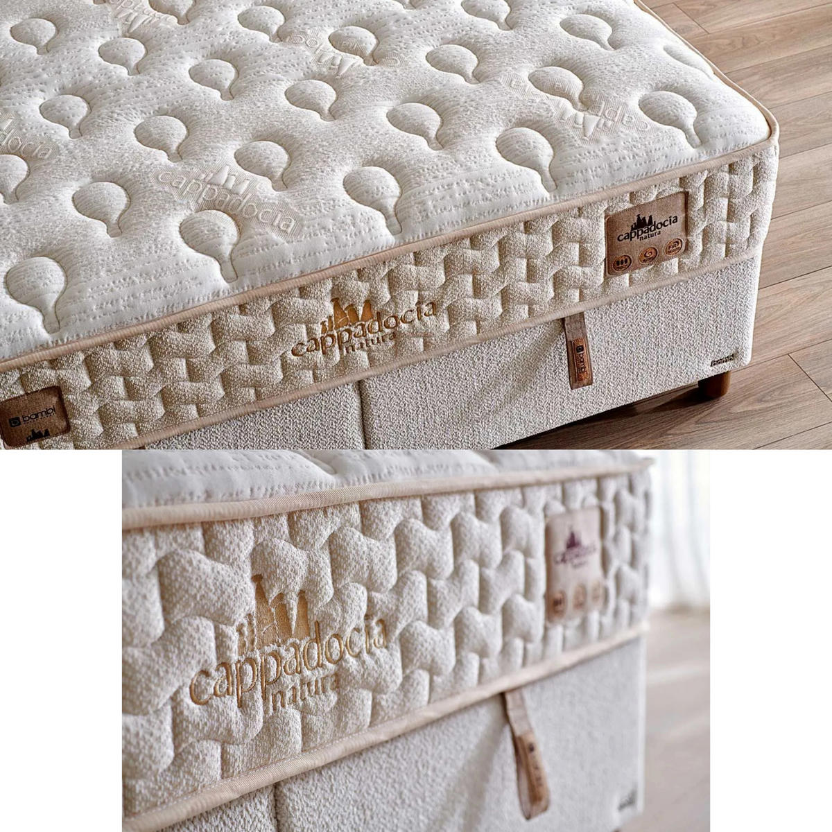 BOXBETT Capadocia Set 160x200 - Beige, Holz (160/200cm) - Gowoll