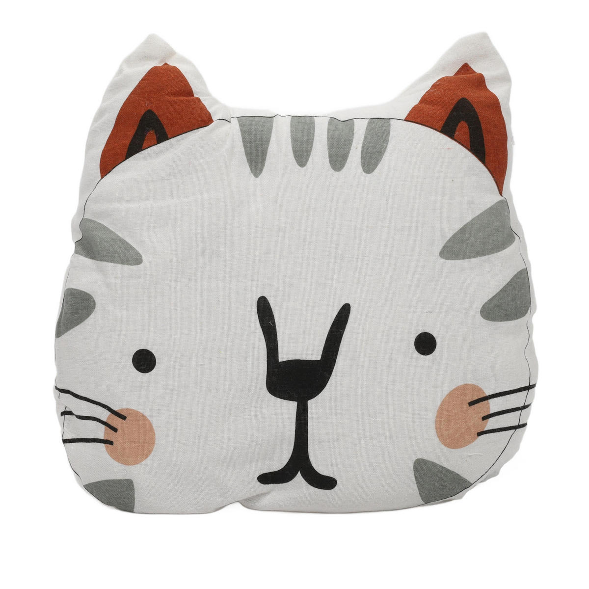 KINDERKISSEN mit Aufdruck 40/35 cm - Multicolor, Naturmaterialien (35/40cm) - Home Styling Collection