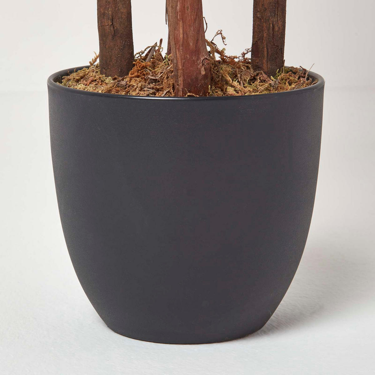 KUNSTBAUM Rosenstock rosé-apricot, 122 cm - Rosa, Kunststoff (122cm) - Homescapes