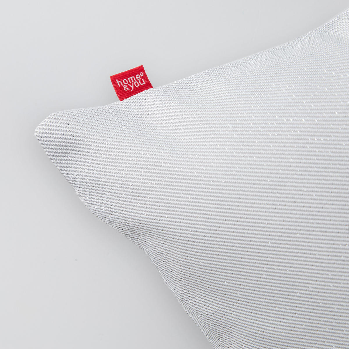 KISSENBEZUG Sausa - Hellgrau, Textil (45/45cm) - home&you