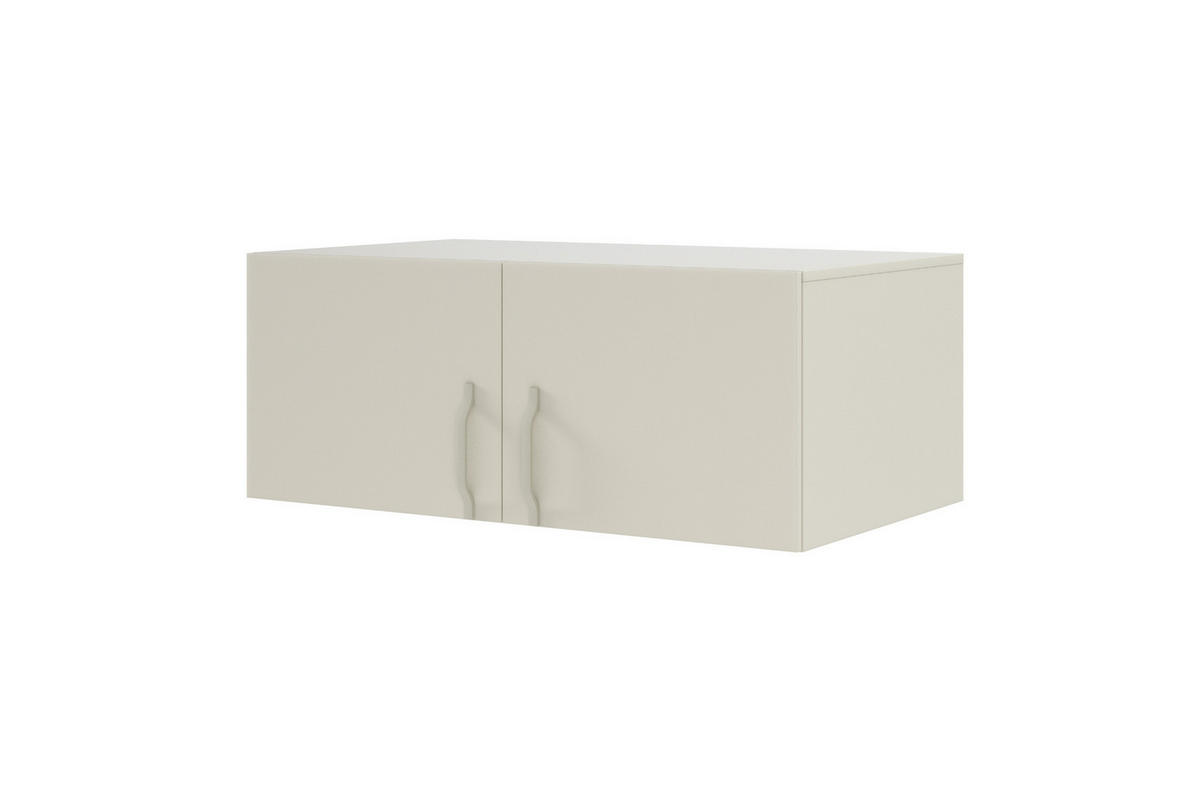 AUFSATZSCHRANK BRISSO BRN3 100/40/60,5 cm in Kaschmir mit Metallgriffen - Kaschmir, Holzwerkstoff/Metall (100/40/61cm) - Deine Möbel 24