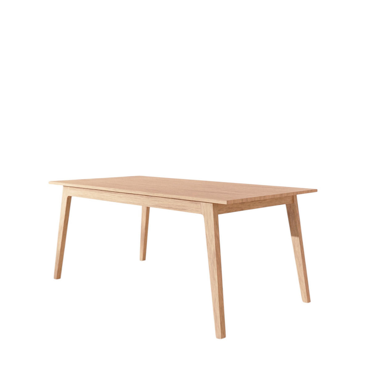 TISCH Esmée Natur aus Eiche - Naturfarben, Holz (90/180/78cm) - Tikamoon