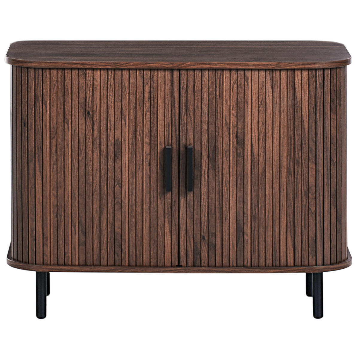 SCHRANK Braun Bradley - Braun, Holzwerkstoff (80/60/40cm) - Beliani