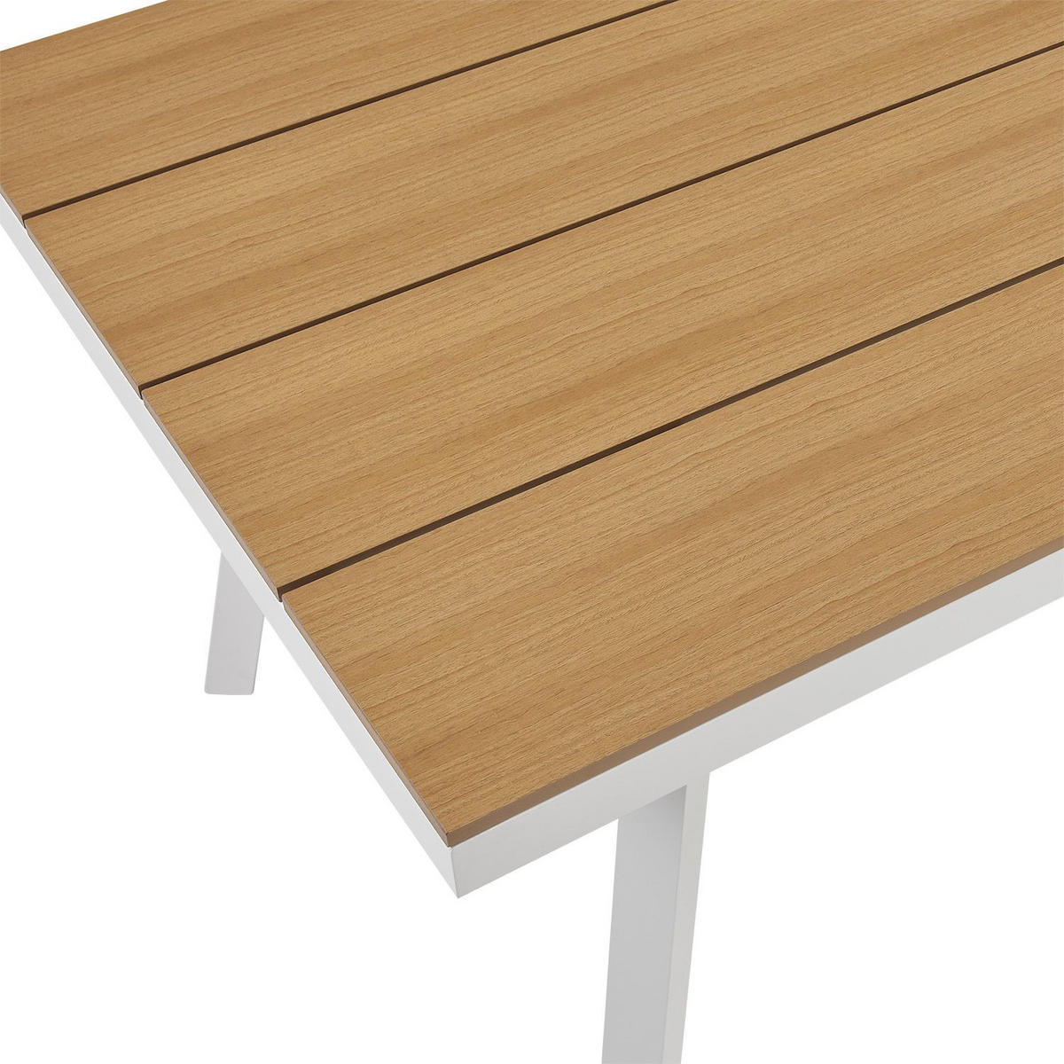 GARTENMÖBEL-SET Maui beige - Beige, Metall - Juskys