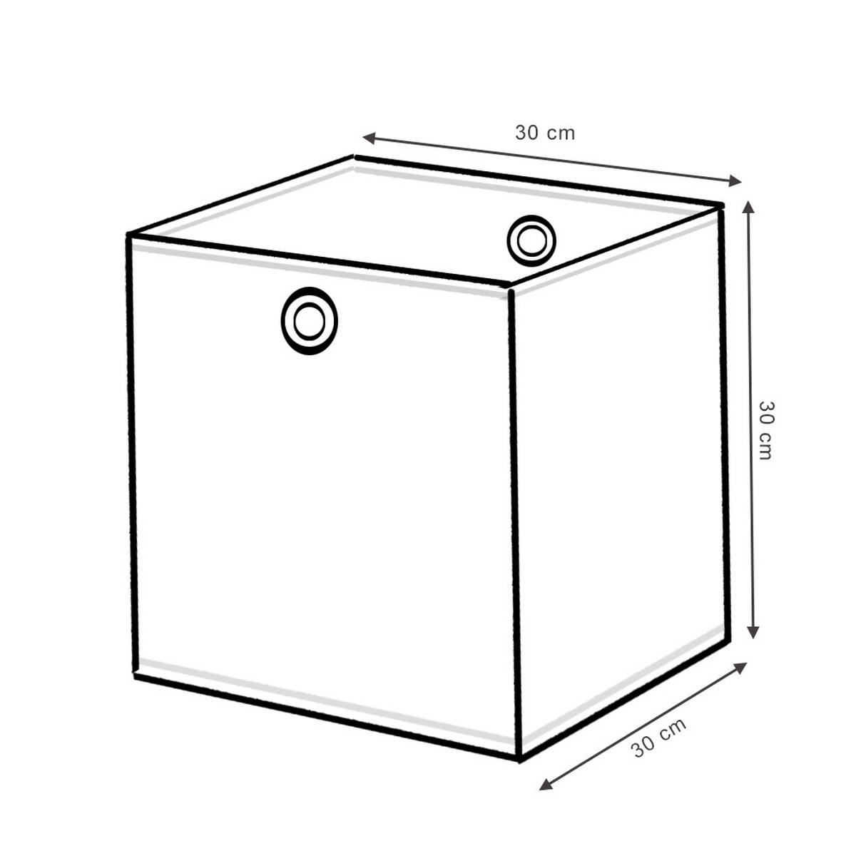 FALTBOX 30 x 30 Rot/Gelb 30 x 30 cm 2er Set - Gelb/Rot, Wellpappe (30/30cm) - Vicco