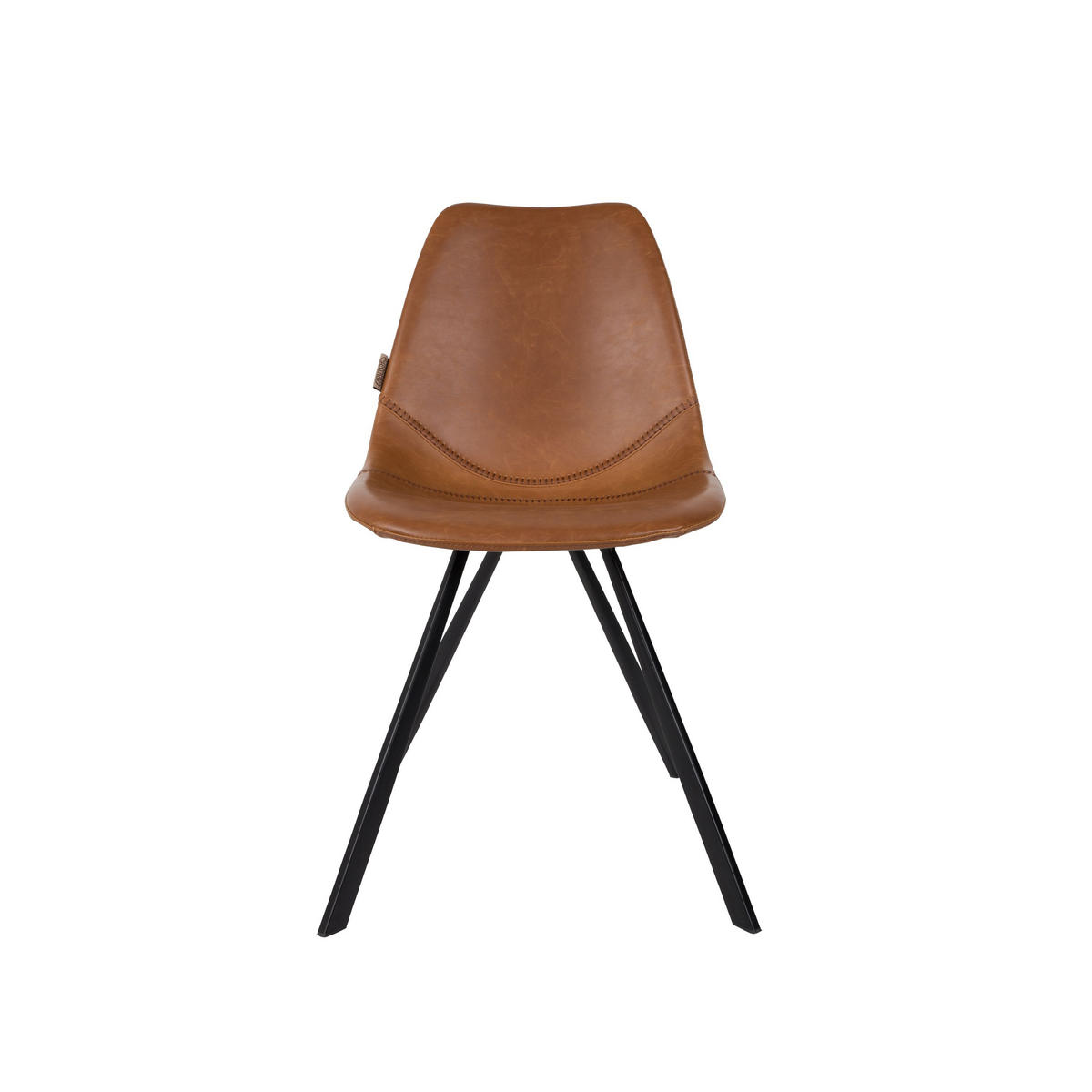 ESSZIMMERSTUHL Franky Braun - 2 er Set - Braun, Kunststoff (46/83/56cm) - Dutchbone