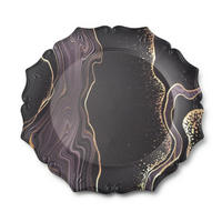 UNTERSETZER Blanche Schwarz 33/33/2 cm Kunstoff - Schwarz, Kunststoff (2cm) - Mondex