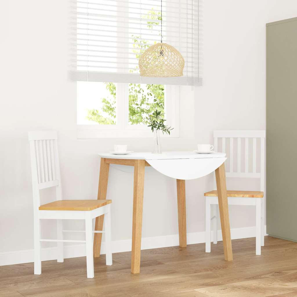 STUHL-SET 2 Stk Kargenhain 42.5/90/44.5 cm - Weiß, Holz (42.5/90/44.5cm) - ZMH