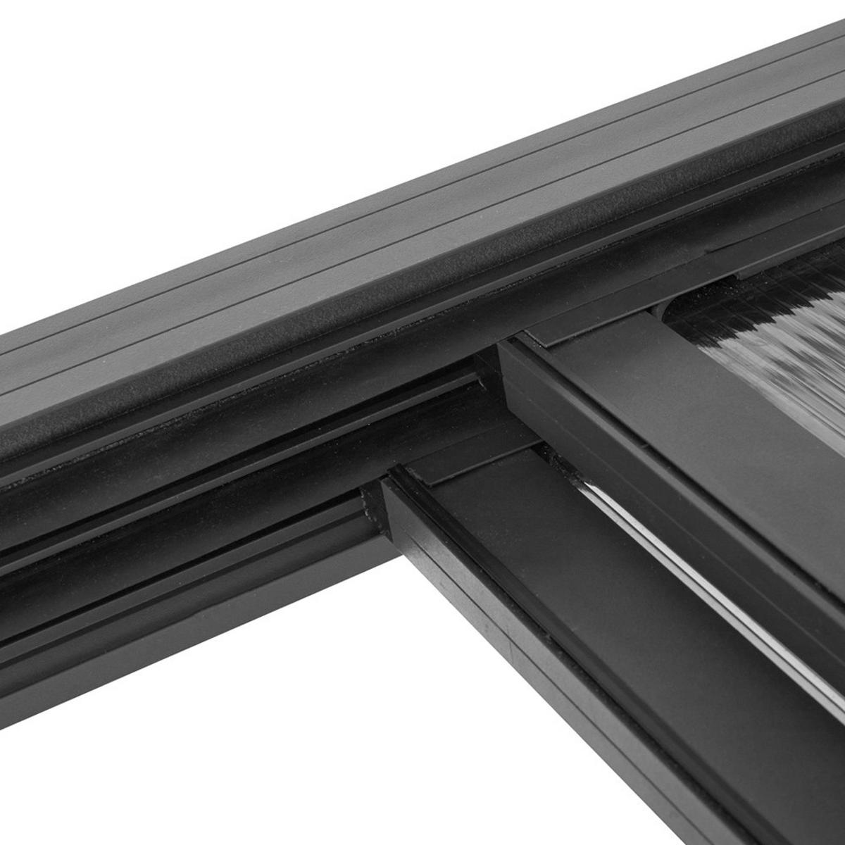 TERRASSENÜBERDACHUNG SOLIS DELUXE - Farbe: Grau, Größe: 390 x 295 x 233 / 272 cm - Anthrazit, Kunststoff (390/272/295cm) - Home Deluxe