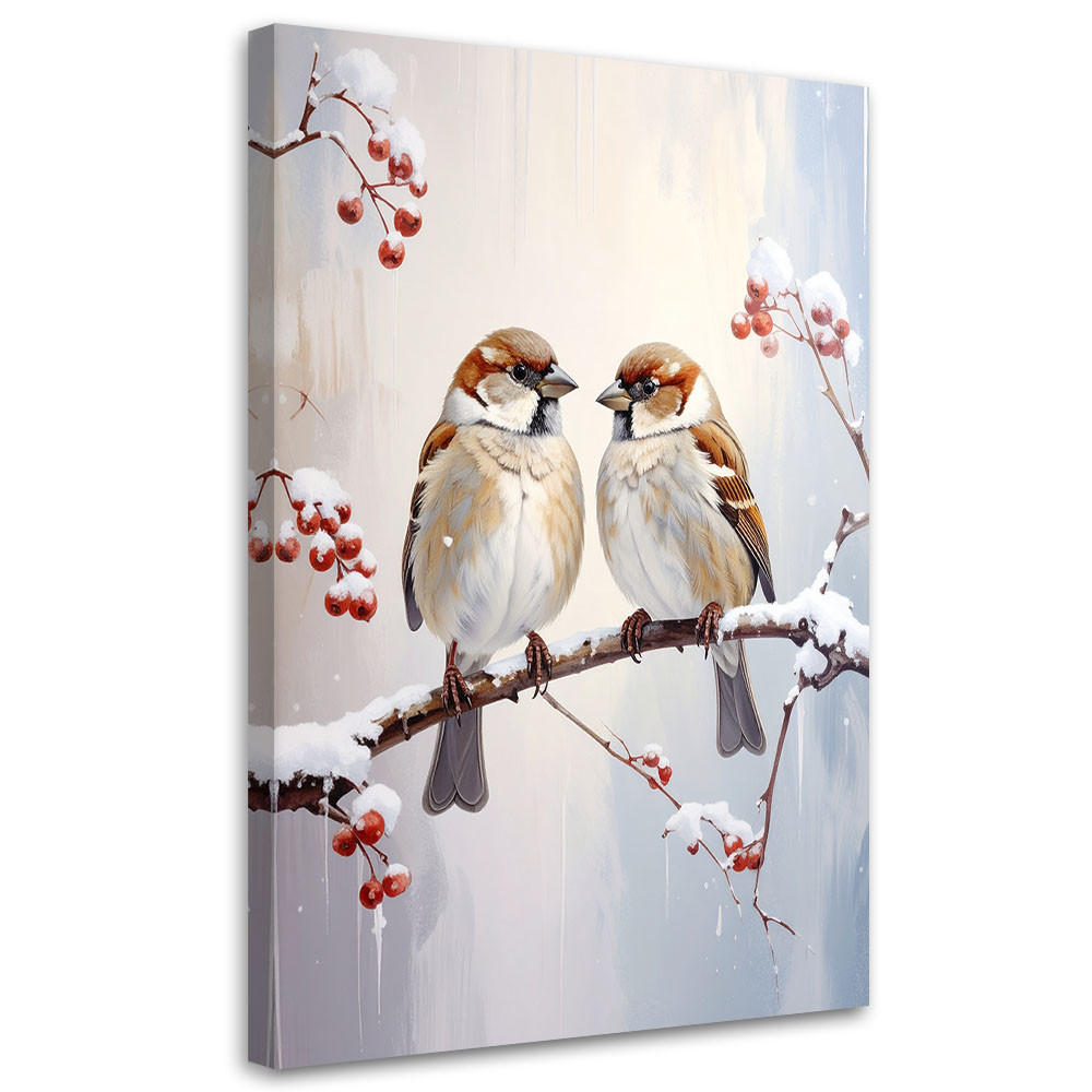 Feeby Leinwandbild Grau 30x45 cm