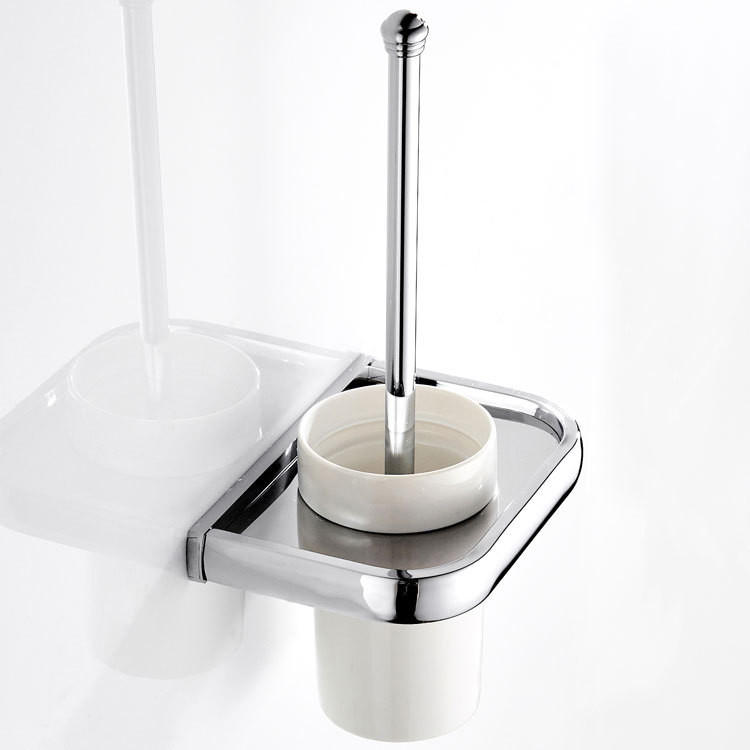 XXXLutz Toilettenbürstenhalter Gold 19.5x36x13 cm