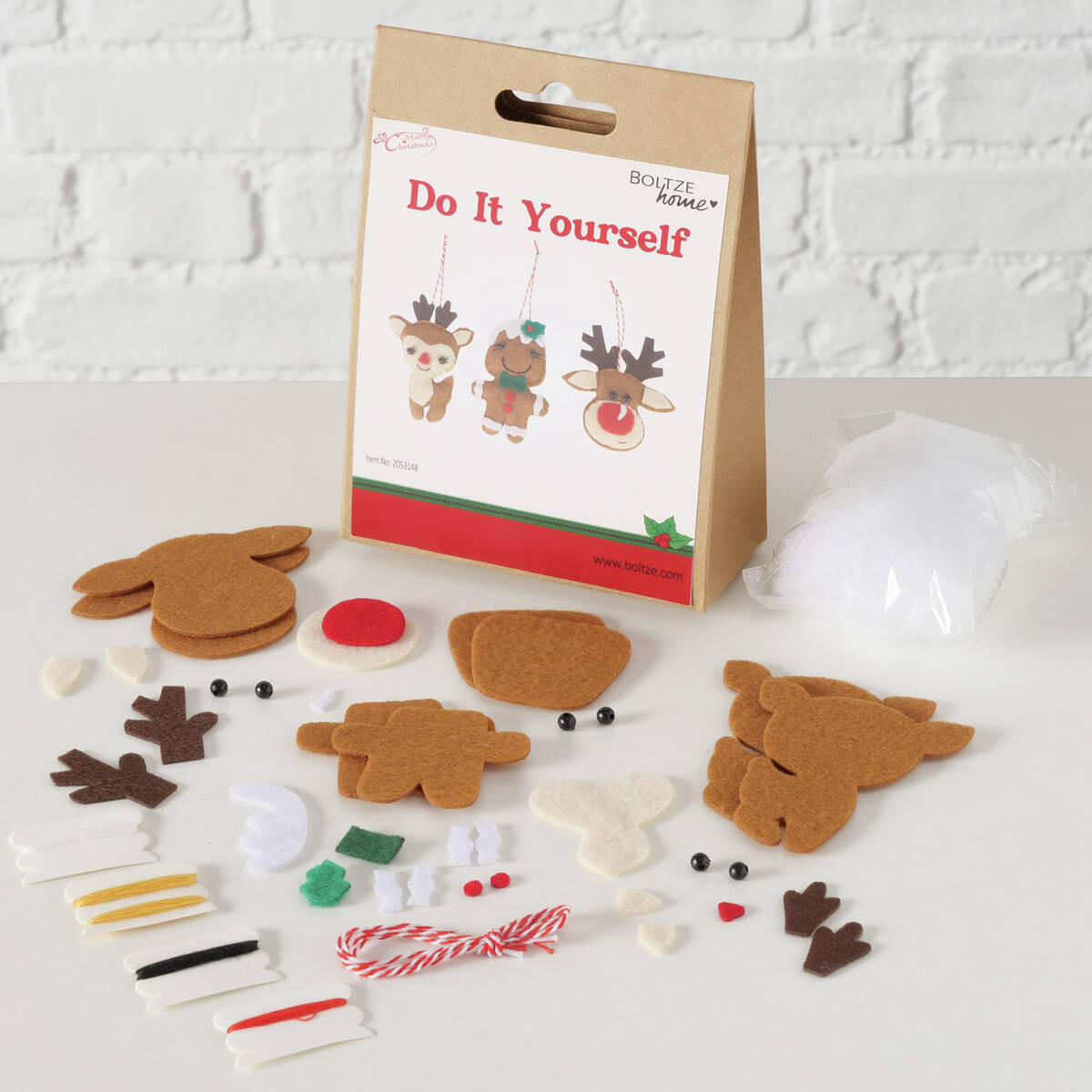 DEKORATIONSSET DIY - Multicolor, Textil (4.9/14.9/11cm) - Boltze Home