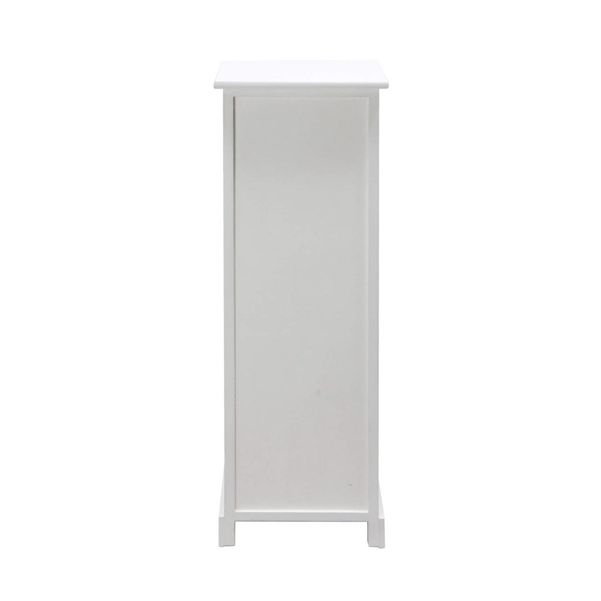 KOMMODE Weiß 25/30/93 cm - Weiß, Holz (25/93/30cm) - Mobili Rebecca