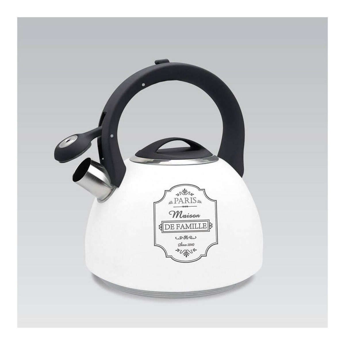 WASSERKESSEL Weiß 20/20/23 cm MR1324 - Weiß, Metall (20cm) - Maestro 